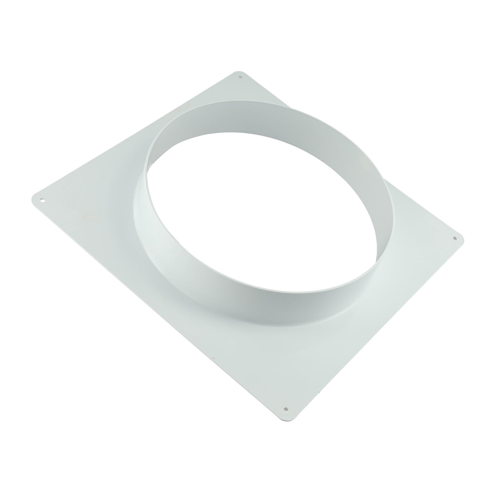 AFQH Plastic Air Duct Connector Flange Panel Dryer Vent Wall Plate Duct Connector Straight Ventilation Pipe Ducting Tools for Cooling Heating Ventilation System