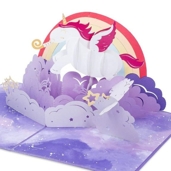 Unicorn Pop Up Card - 5"x7"
