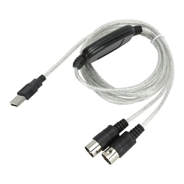 MIDI Cable, Midi To USB In Driver For Connect Electronic Musical Instruments - Walmart.com