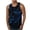 Dark Blue, variant on WREESH Men's Fashion Tank Tops Tank Non Positioning Regular Print Tank Casual Sports Sleeveless T-Shirt Tank Tops Workout Tops Dark Blue