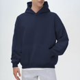 thumbnail image 2 of Blekii Men's Cotton Collar Pullover Sweatshirt, Casual Long Sleeve Shirt Style Top, Soft Blend for Everyday Comfort, Versatile Layering Piece, Minimalist Design for Work Or Leisure,, 2 of 10