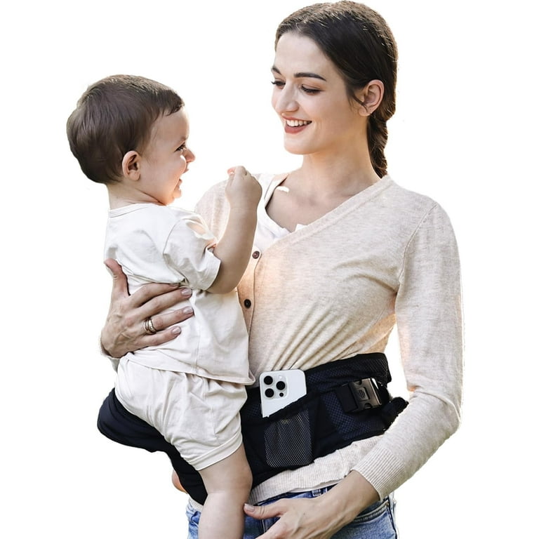 GROWNSY Baby Hip Seat Carrier - Ergonomic, Adjustable & Breathable for Newborns & Toddlers up to 50 lbs, with Multiple Pockets and Extended Waistband GROWNSY Baby Hip Seat Carrier - Ergonomic, Adjustable & Breathable for Newborns & Toddlers up to 50 lbs, with Multiple Pockets and Extended Waistband