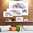 thumbnail image 3 of Textured Floral Drawing - Extra Large Floral Wall Art, 3 of 4
