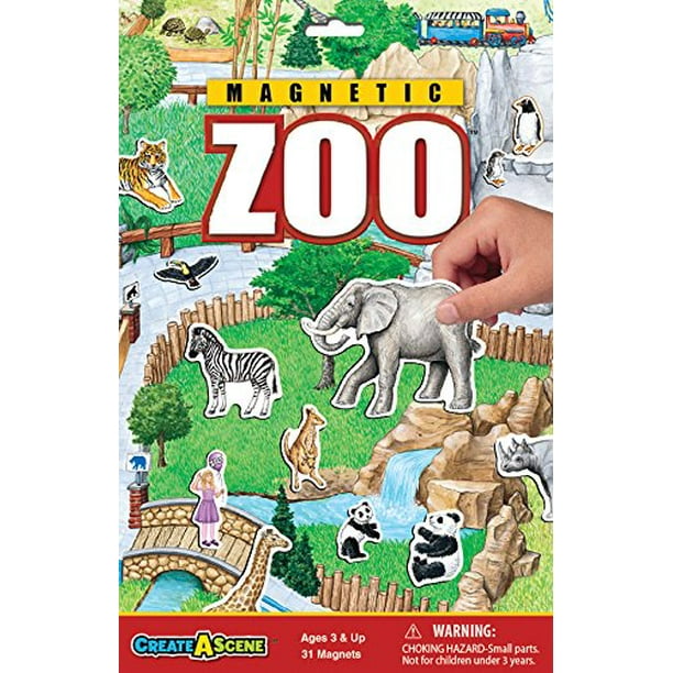 Jeu Magnétique de Création de Scène - Zoo