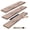 Mahogany, variant on COCOKUN Floating Shelves for Wall - 35 Inch Long Bathroom Shelves, Wall Decor for Bedroom, Kitchen, Living Room & Book Storage - Mounted Floating Shelf with Invisible Brackets (Mahogany, 3 Pack)