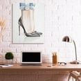 thumbnail image 2 of Stupell Industries Fashion Heels Women's Denim Cuff Watercolor Painting Canvas Wall Art Design by Jennifer Paxton Parker, 36" x 48", 2 of 4