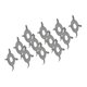thumbnail image 1 of Ajustes de Stone Styler 12/Pkg-8mm ajustes de plata gemas y cristales Joyería Darice 1990-49, 1 of 2