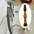 thumbnail image 1 of Vástago de Válvula Presta Sin Cámara de Bicicleta Macarena Naranja 40mm 60mm, 1 of 8