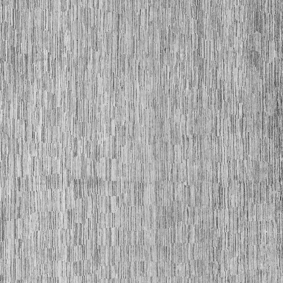 Ahgly Company Indoor Square Abstract Gray Modern Area Rugs, 3' Square