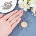 thumbnail image 5 of 1Box 100pcs 4mm Rondelle Spacer Beads Stainless Steel Loose Beads 1.5mm Hole Bead Findings for DIY Bracelets Necklaces Jewelry Making Stainless Steel Color, 5 of 5
