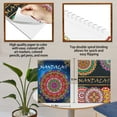 thumbnail image 5 of 2 Pack Mandalas Relaxing Coloring Books for Adult, 80 Original Mandala Patterns and Designs, Adult Coloring Book Spiral Bound, Gift for Women to Relax, Anxiety and Depression, 5 of 10