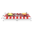 thumbnail image 2 of Beistle 54622 Inflatable Red&White Stripes Buffet Clear, Pack Of 6, 2 of 3