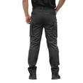 thumbnail image 5 of USNSM Cargo Pants for Men, Mens Work Pants Stretch Waist Ripstop Outdoor Workwear Pants Waterproof Hiking Pant with Multi Pockets Black S, 5 of 9