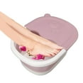 thumbnail image 3 of Collapsible Foot Bath Basin for Soaking Feet with Massage Acupoint, Plastic Foot Bucket, Foldable Laundry Basket, 3 of 8