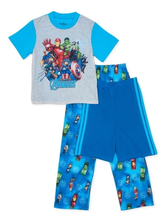 The Avengers - Avengers Boys Short Sleeve Top, Long Pants & Shorts, 3-Piece  Pajama Set Sizes 4-10 - Walmart.com - Walmart.com