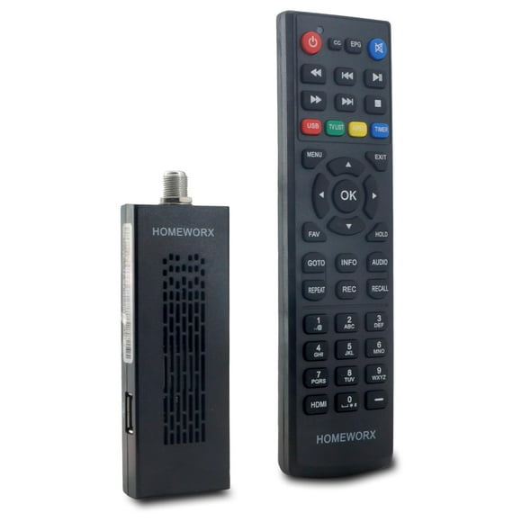 ATSC - Caja convertidora digital de TV con sintonizador de TV, grabación de TV, función multimedia U