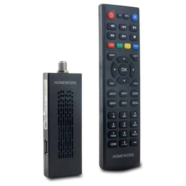 ATSC - Caja convertidora digital de TV con sintonizador de TV, grabación de TV, función multimedia U