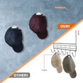 thumbnail image 3 of 20 Piezas Percheros para Sombreros, Ganchos para Sombreros, Ganchos Adhesivos para Pared para Sombreros, Soportes para Gorras Montados en la Pared para Varios Sombreros, Auriculares, Bufandas, Llaves, 3 of 5
