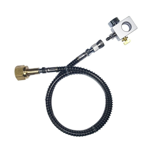 Kit adaptador de tanque de dióxido de carbono para máquinas de refrescos Adaptador CGA320 con manguera