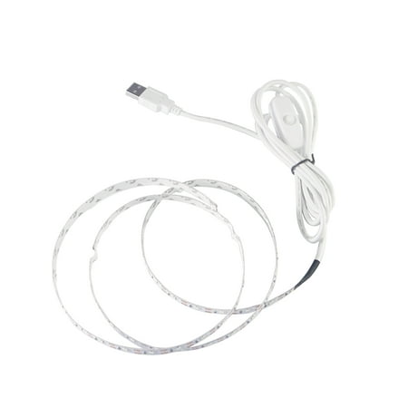 

Azhf Free Shipping Decoration Night 1m TV Backlight Flexible Tape Strip Light USB 5V LED Background