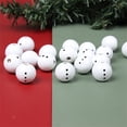 thumbnail image 5 of pdqouc Snowman Face Wooden Beads 20 Mm Natural Face Ball Wooden Beads Christmas Wooden Beads Snowman Split Wooden Beads For Decorating Xmas Season Decor Clearance, 5 of 5