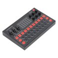 thumbnail image 2 of Voice Changer Sound Board LED Display Noise Reduction Bluetooth Dual Channel Live Sound Card for Recording, 2 of 5