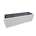 thumbnail image 1 of Maceta de Fibra de Vidrio Mod. Jardinera 80x25x25cm Blanco Fibra Formas Fibraformas de México Jardinera 802525 Blanco, 1 of 6