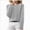 Light Gray, variant on WXFAZCVU Girls Sweater Casual Round Neck Kids Long Sleeve Pullover Tops Versatile Daily Wear Size 11-12 Years
