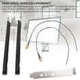 thumbnail image 3 of 1800Mbps WiFi6,  5.2, 2.4GHz/5GHz Wireless  Card, Win10/11, Linux Compatible, M.2 Wireless Card with BT5.2, 3 of 7