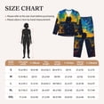 thumbnail image 4 of Balery Abstract Starry Sky Pattern Pajama Sets for Women Long Sleeve 2 Piece Sleepwear Loungewear Sets Soft PJ's with Pockets Long Sleeve Comfy Pj Sets-XX-Large, 4 of 7