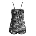 thumbnail image 5 of Halloween Pajamas Women Set Thin Graphic Spaghetti Strap Camisole Tops and Shorts 2 Piece Smooth Sleepwear Body Skimming Women Pjs Sets, 5 of 5