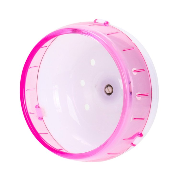 Lyanny 12cm Silent Hamster Wheel - Clear Exercise Ball With Stand For Hamsters, Gerbils, Mice