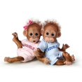 thumbnail image 3 of Muñecos gemelos orangután Double Trouble de The Ashton-Drake, 20 cm, 3 of 5