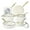 White, variant on Chef Power 10 Pcs Ceramic Non Stick Cookware Sets, Pots and Pans Set with Stainless Steel Handle, Dishwasher and Oven Safe, Cream White with Light Gold Handle