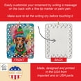thumbnail image 3 of Carolines Treasures DAC3434CO2 3.4 x 2.6 in. Dachshund Christmas Porcelain Ornament, 3 of 3