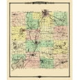 thumbnail image 2 of Snyder 15x17 White Modern Wood Framed Museum Art Print Titled - Jefferson Wisconsin Landowner - Snyder 1878, 2 of 4