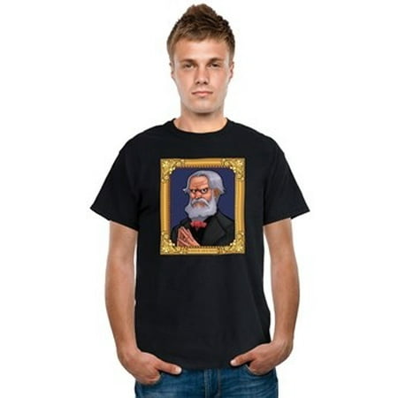 Digital Dudz Black Haunted Mansion Portrait Halloween T-Shirt