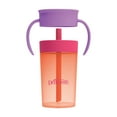 thumbnail image 3 of Dr. Brown's Milestones Straw-to-360 Convertible Toddler Cup Set, Pink/Coral, 10 oz, 9m+, 1 Pack, 3 of 13