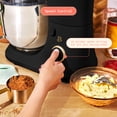 thumbnail image 5 of Beautiful 6 Qt Tilt-Head Stand Mixer with Dough Hook, Flat Beater, Balloon Whisk, Pastry Beater & Slicer/Shredder Set, Black Sesame by Drew Barrymore, 5 of 17