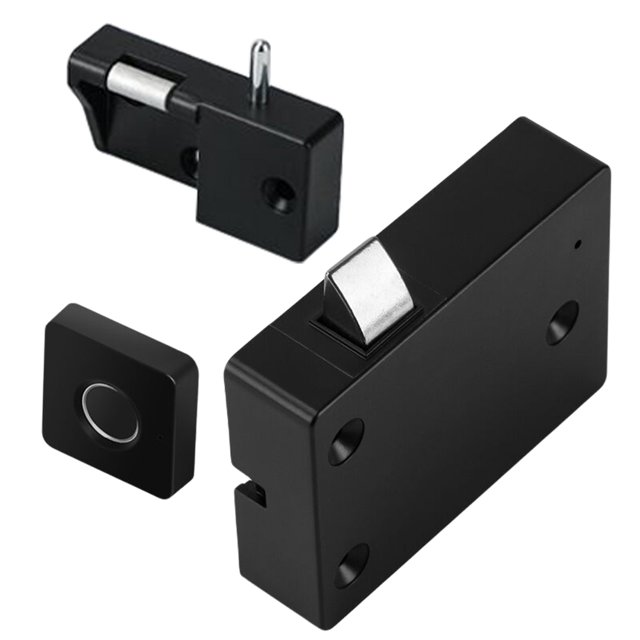 Cajas de huellas dactilares Bloqueo antirrobo recargable Locks Quick Desbloquear Seguridad Desbloqueo sin llave Muebles sensibles Dispositivo de mejora Inevent EL005804-00B