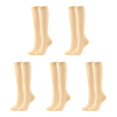 thumbnail image 1 of Greyghost 5 Paires Bas de Compression pour Hommes et Femmes Chaussettes de Randonnée Course 20-30 mm Vol Grossesse Enflure Varices Marathon Café P/M, 1 of 6