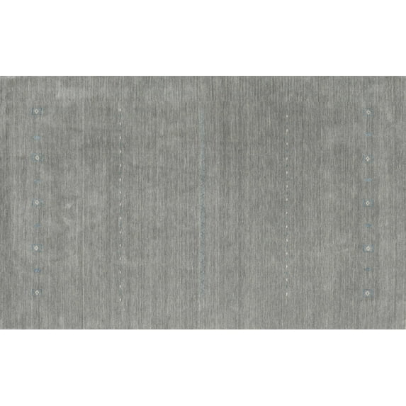 Ahgly Company Indoor Rectangle Contemporary Sage Green Abstract Area Rugs, 2' x 4'