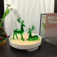 thumbnail image 4 of 2Pcs Reindeer Ornament Statues,Christmas Reindeer Plastic Sculpture Decor,Venados De Navidad Para Decoración,Standing Sitting Deer for Women Mom Gift Holiday Home Office TV Stand Shelf Wine Cabinet, 4 of 4