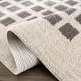 thumbnail image 6 of BoutiqueRugs Baback Contemporary Area Rug - Machine Washable - Peach, Charcoal - 5'3" x 7', 6 of 11