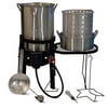 Backyard Turkey Fryer and Boil Combo with Side Table