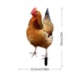 thumbnail image 5 of Danhjin Fall Yard Stakes, Outdoor Decoration Board of Courtyard Chicken Acrylic Garden Stake, Yard Decor for Farm Theme Party Festival Home Decor, 5 of 9