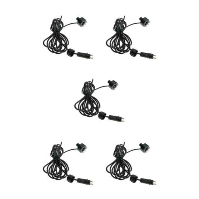 Guardoinrt ABS Water Fountain Multipurpose Durable Easy Operation Practical High Quality Spray Head Fish Tank Accessories Blue light 6 lights 5Set