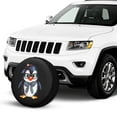 thumbnail image 2 of KAKALAD Cute Penguin 05 Spare Tire Cover Universal Car Vehicle Tools For Rv SUV Truck Camper Travel Trailer Accessories Buckle 17” Inch, 2 of 6