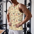 thumbnail image 5 of Pofeuu Cartoon Shiba Inu Dog Print Men's Workout Tank Tops Sleeveless Muscle Gym Shirt Quick Dry-XX-Large, 5 of 7