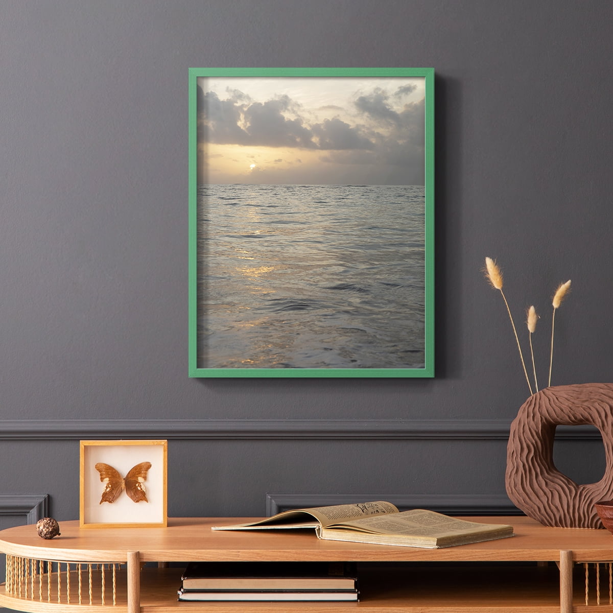 Matisse MDCCCXXVII Framed Print in Green Solid Wood 8 x 10 Framed Print